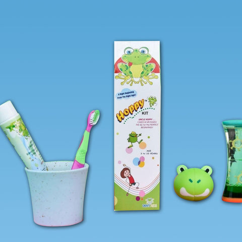 Hoppy Kit - Complete Oral Care Kit For Kids