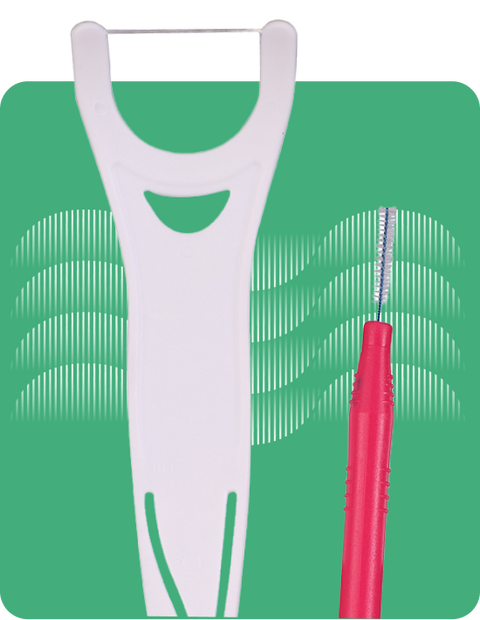 STIM Flosal - Pick and Floss - Right Angle