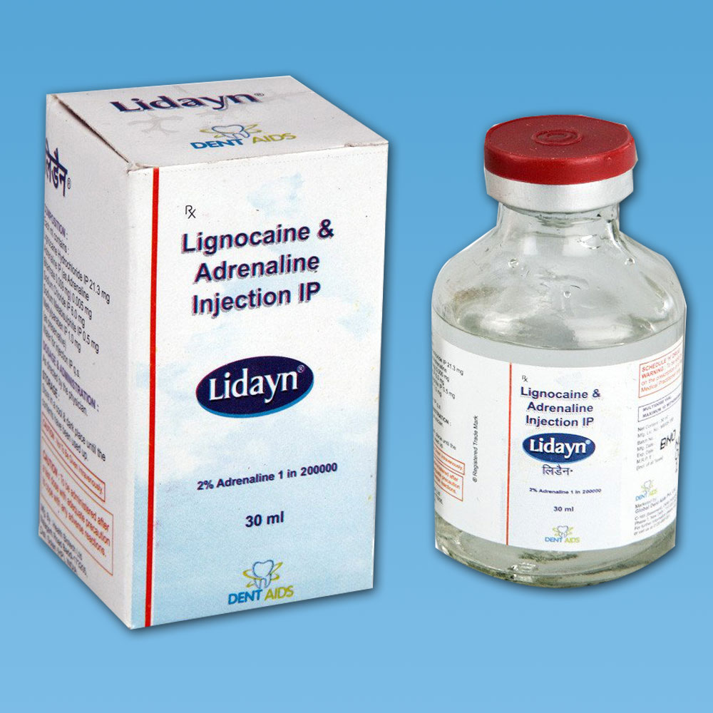 Lidayn 1:2lac - Anaesthetic Injection