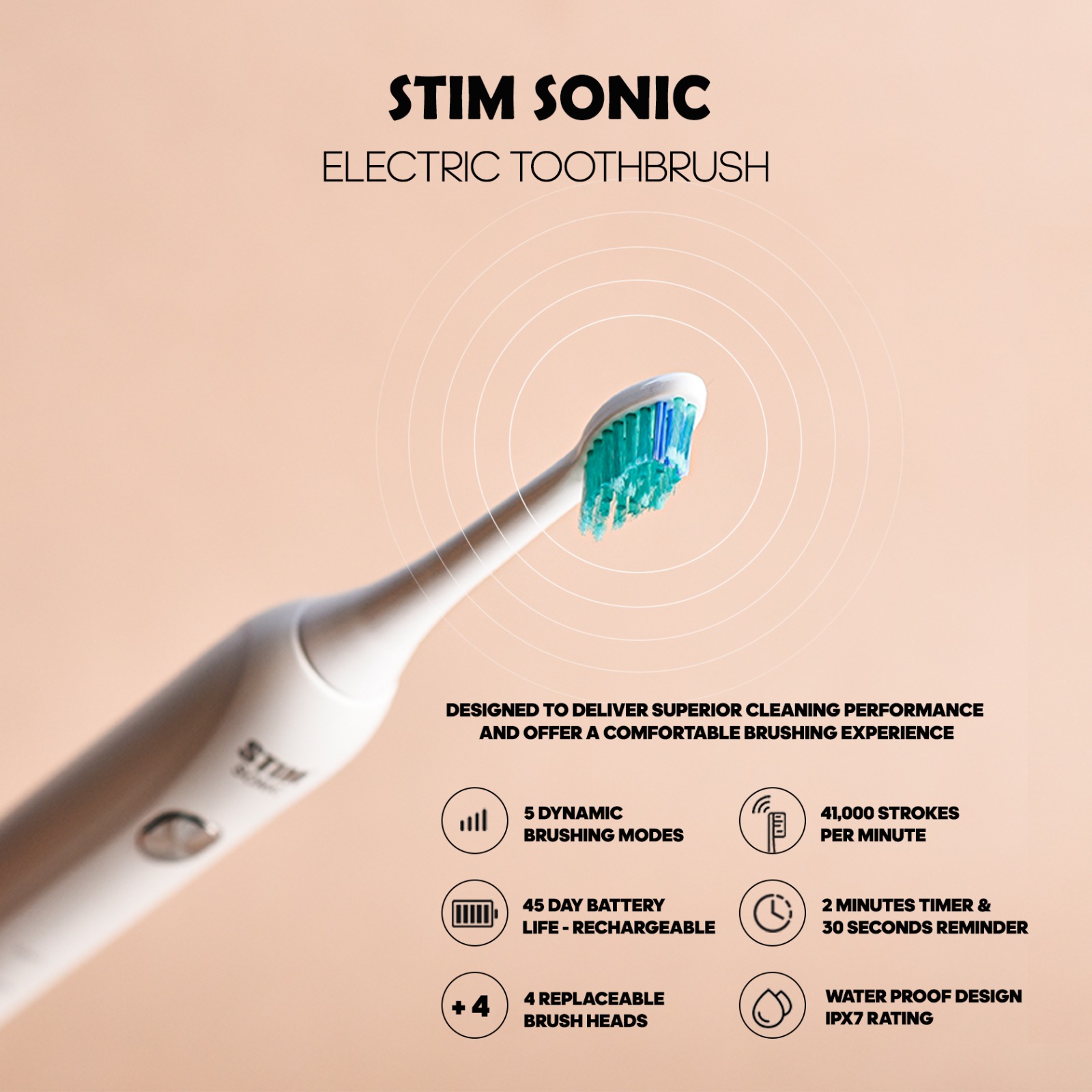 STIM Sonic Electric Toothbrush