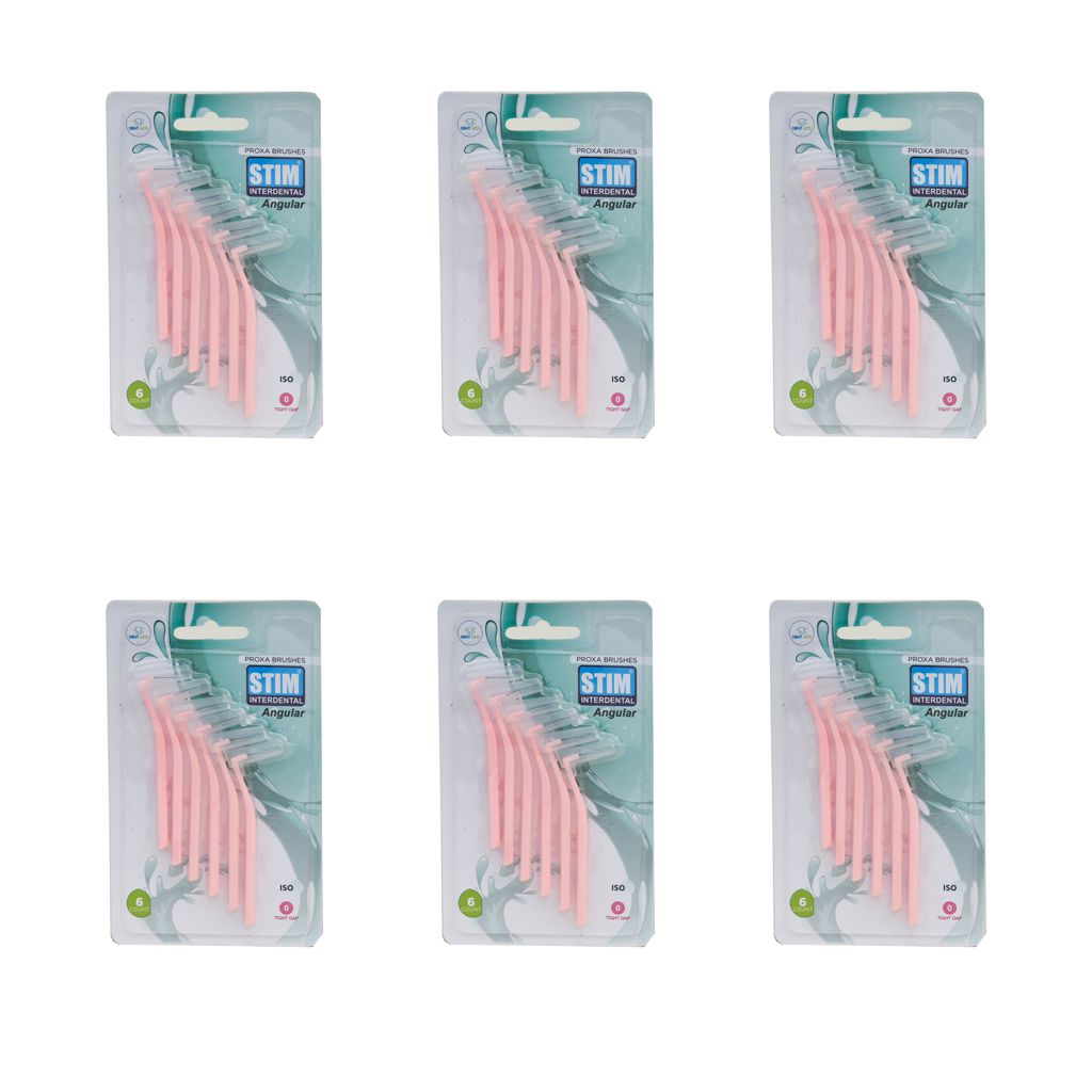 Stim Interdental Angular Brush Pack Of 6