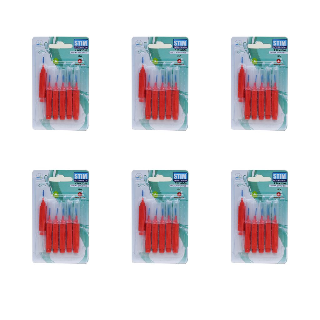 Stim Interdental Flexible Proxa Brush Pack Of 6